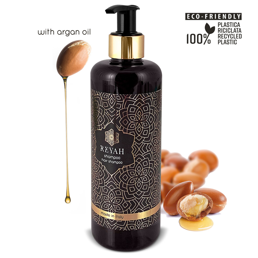 shampoo argan dispenser hotel lusso